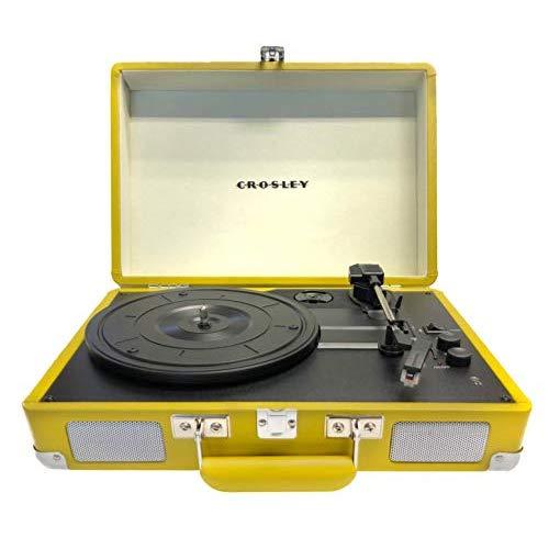 Crosley Cruiser Deluxe Portable 3 Speed Bluetooth Record Player Black CR8005D™